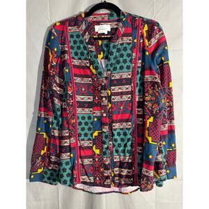 Anthropologie Multicolor Button Down Shirt
